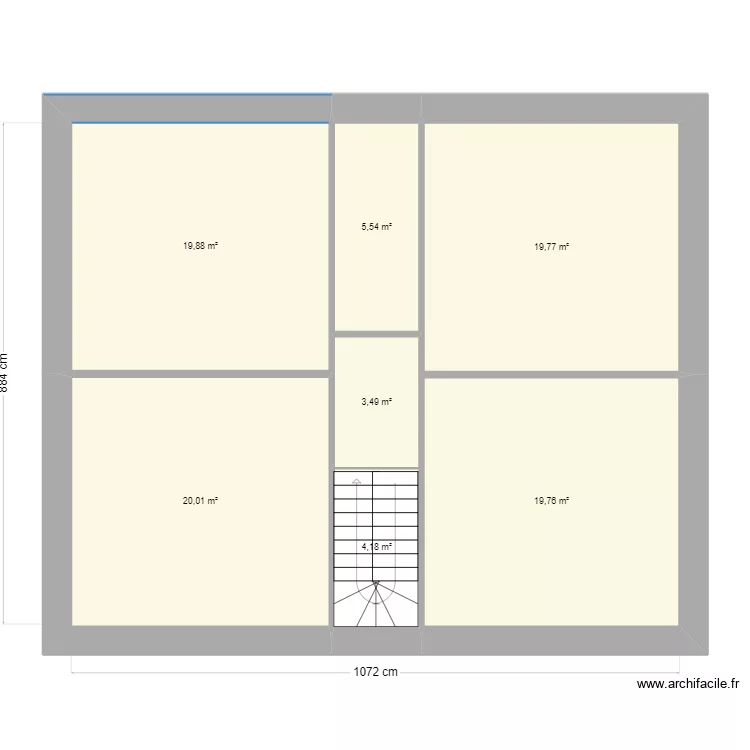 moureaux. Plan de 