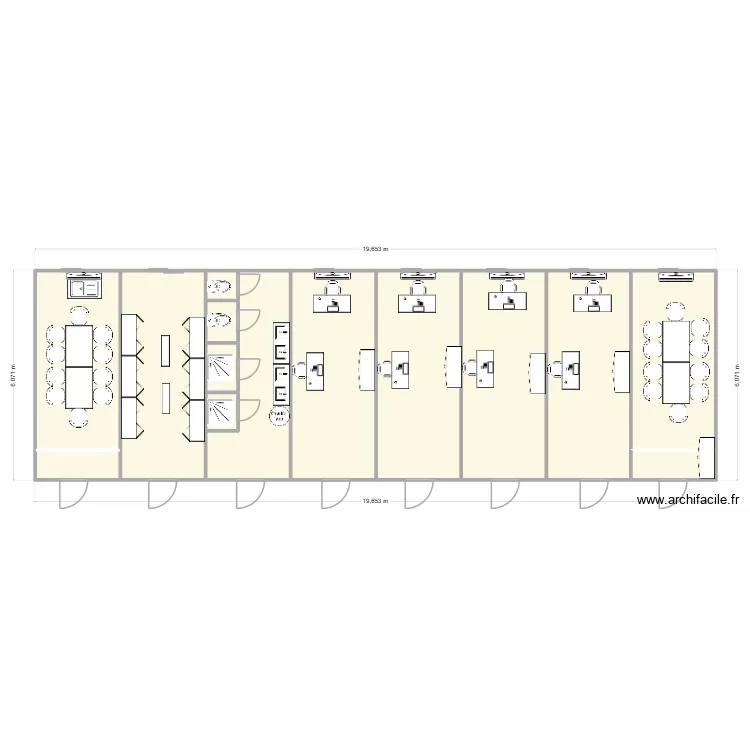 EIFFAGE CHANTIER ST FONS. Plan de 14 et 114 m² EIFFAGE CHANTIER ST FONS. Plan de 14 et 114 m²