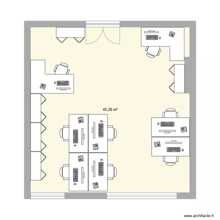 Plan Equipe MER 2. Plan de 1 Pièce et 45 m² Plan Equipe MER 2. Plan de 1 Pièce et 45 m²