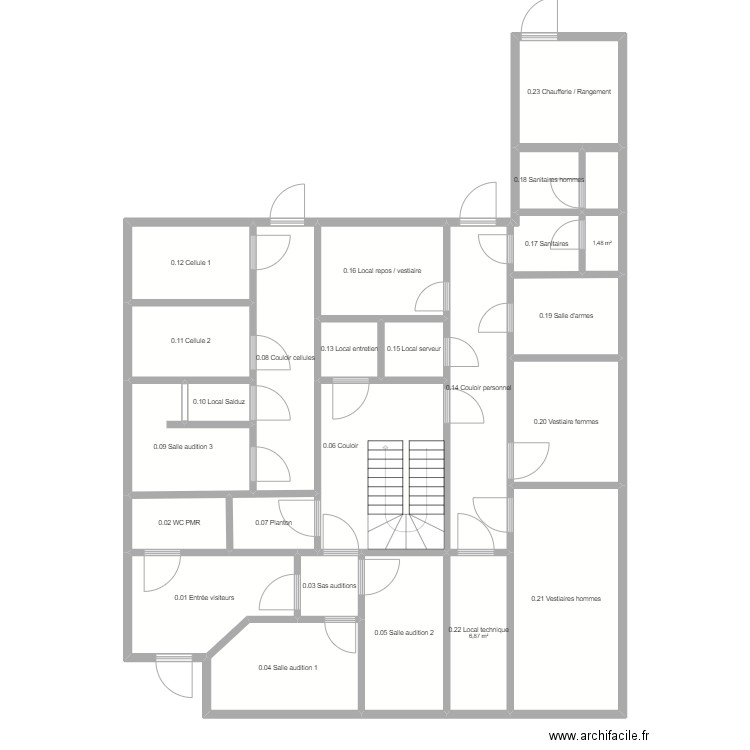 Baraque Rez-copie. Plan de 0 pièce et 0 m2
