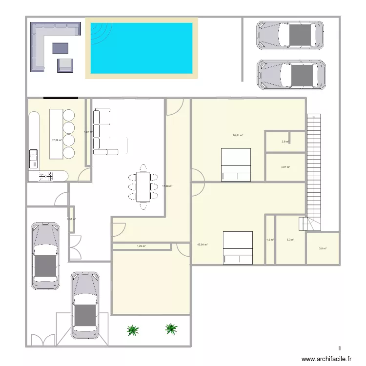 vfd. Plan de 12  et 127 m²