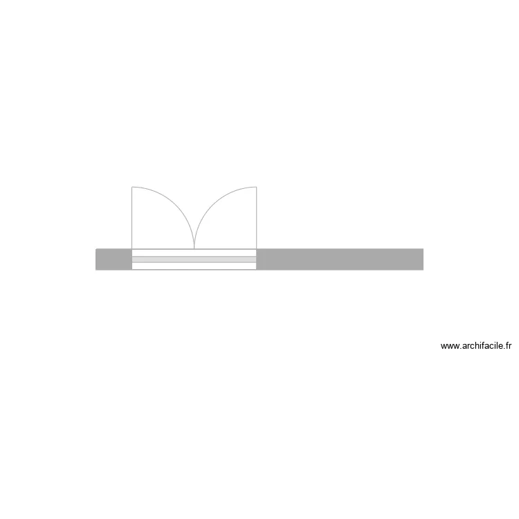 Entr&eacute;e Chritelle. Plan de 