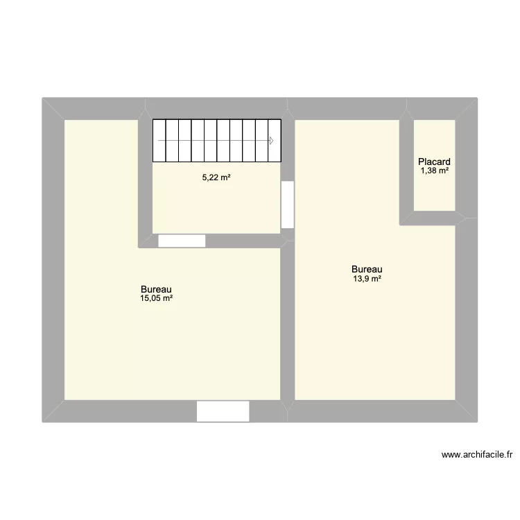 2nd. Plan de 4  et 36 m²