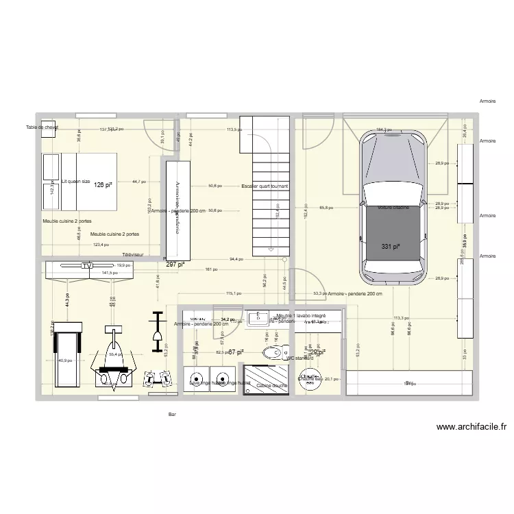 Plan sou-sol 5. Plan de 