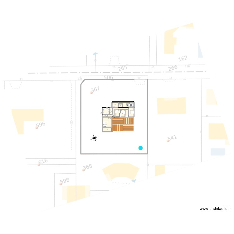 plan maison tournefeuille. Plan de 12 pièces et 137 m2