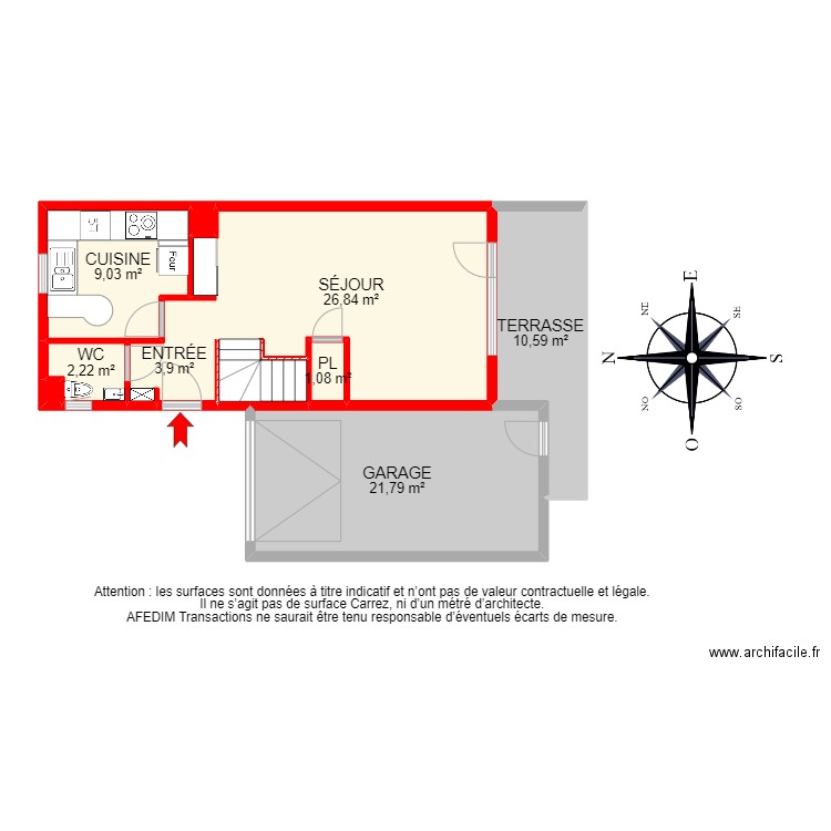 BI16009 -. Plan de 19 pièces et 123 m2