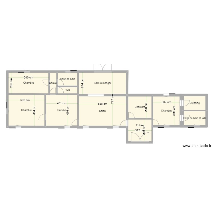 Lalandelle Maison 1. Plan de 0 pièce et 0 m2