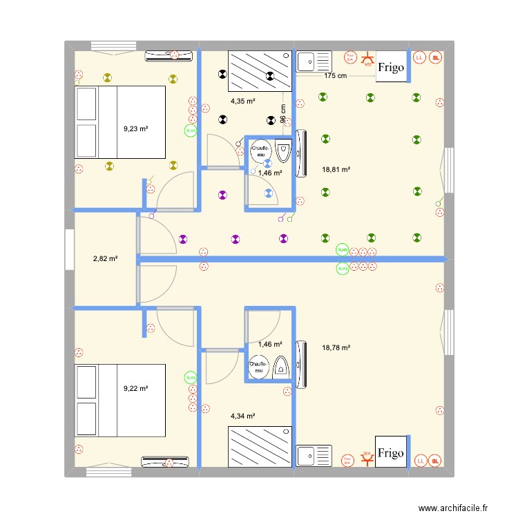 Plan appartement veurey voroise johan laurent. Plan de 0 pièce et 0 m2