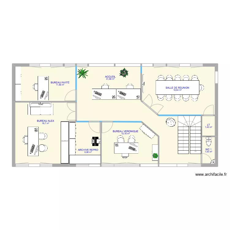 BUREAU 45 FC V3. Plan de BUREAU 45 FC V3. Plan de