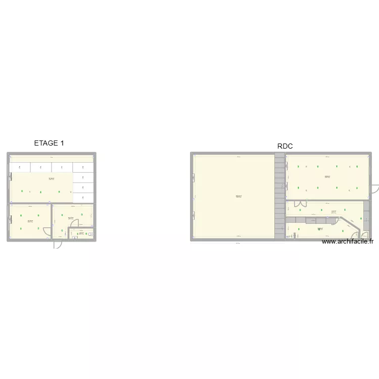 Au Bonheur des Crazy Dames PROJET plaque. Plan de 8  et 304 m²
