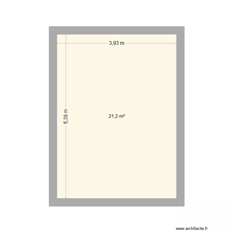 cabinet kin&eacute;. Plan de 1  et 21 m²