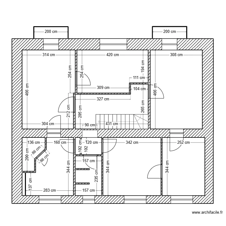 Savoureuse. Plan de 