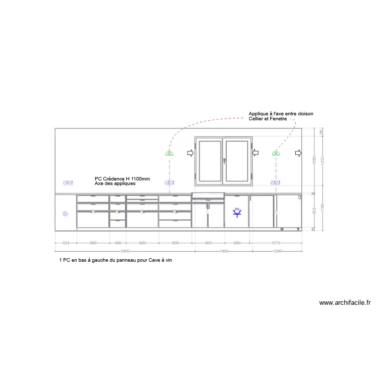 299 Salvatte Elec Cuisine panneau Evier. Plan de 299 Salvatte Elec Cuisine panneau Evier. Plan de