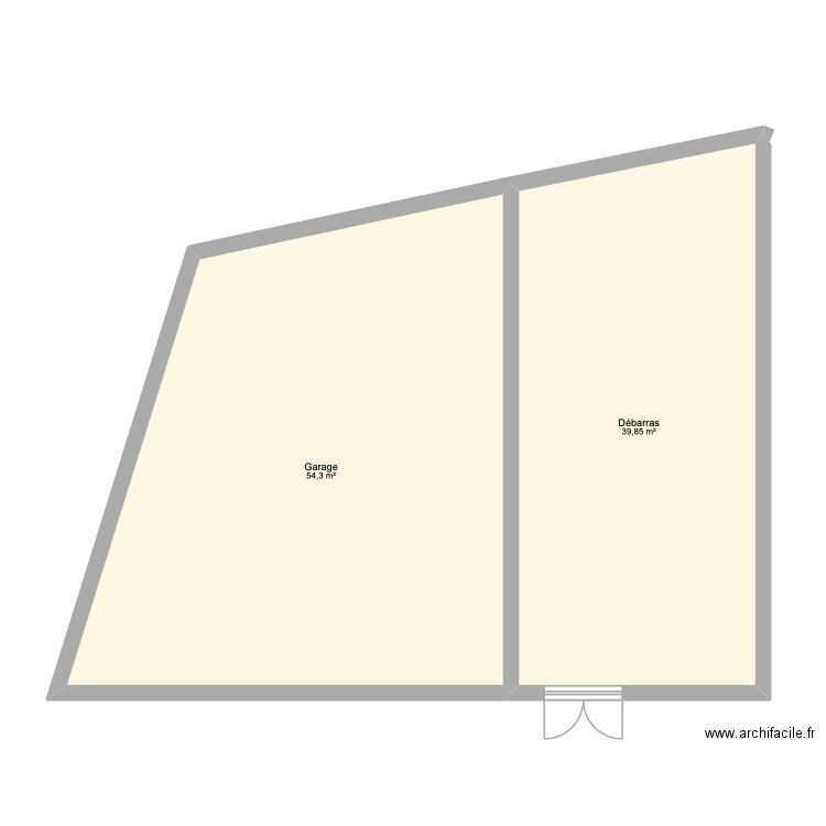 ANNEXE. Plan de 2 pièces et 94 m2