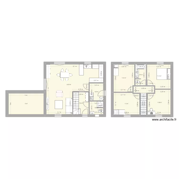 plan voiron rdc v2. Plan de 11 pièces et 126 m² plan voiron rdc v2. Plan de 11 pièces et 126 m²