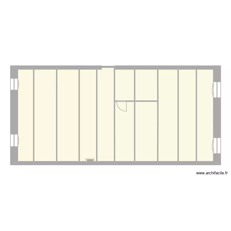 St Jo  porteuse toit. Plan de 11  et 88 m²