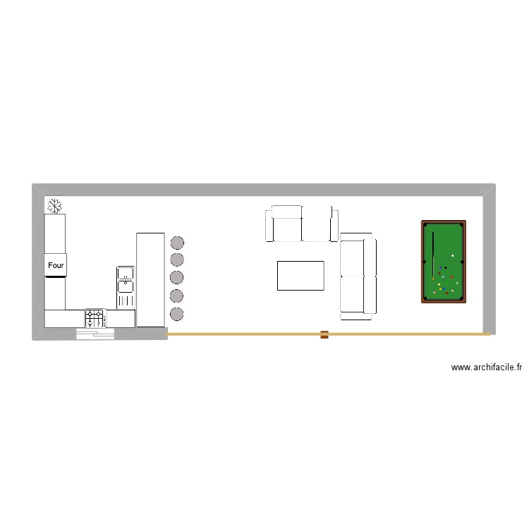 terrasse extérieur. Plan de 0 pièce et 0 m2