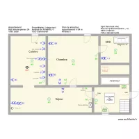 Plan de situation appartement 24m Niveau 5