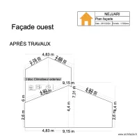Fa&ccedil;ade ouest PROJET