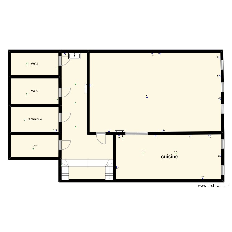 five3. Plan de 6 pièces et 293 m2