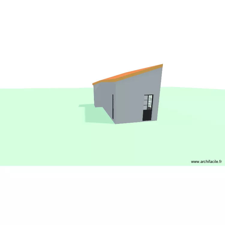 Veranda. Plan de 2 et 19 m² Veranda. Plan de 2 et 19 m²