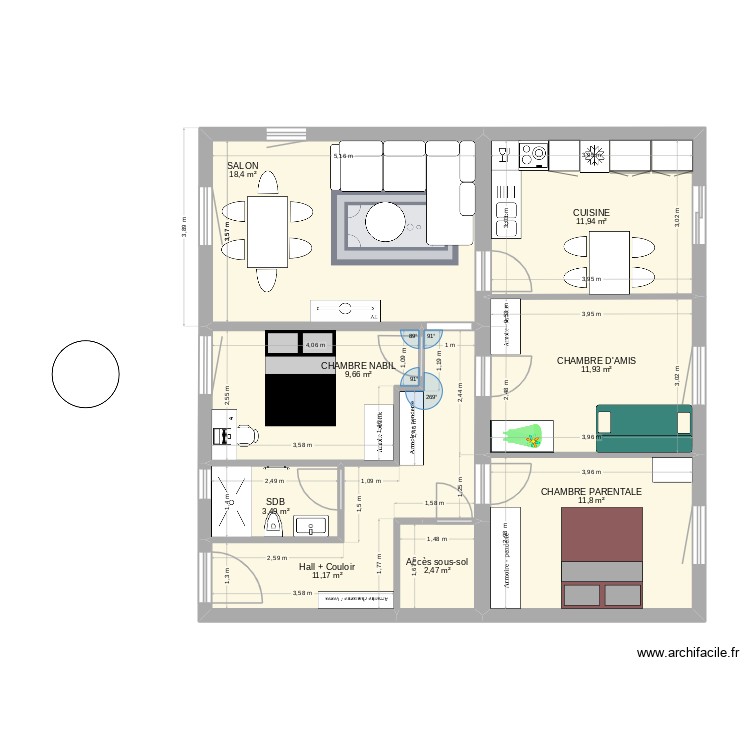 Maison Yutz Version 3. Plan de 0 pièce et 0 m2