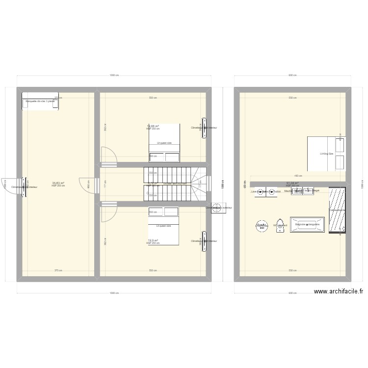 2ème étage. Plan de 0 pièce et 0 m2