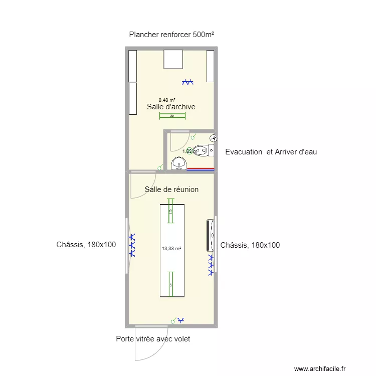Plan pour DEBERGHES Fils S.A. Plan de 