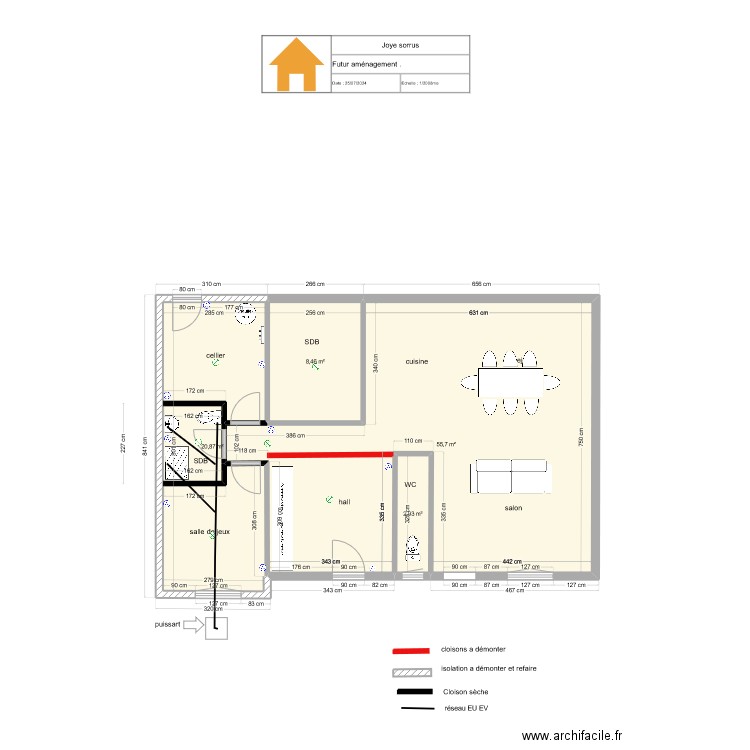 Joye sorrus 1. Plan de 0 pièce et 0 m2