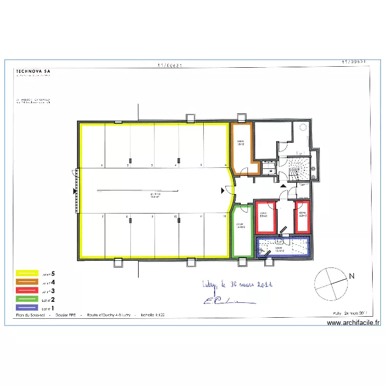 entree garage. Plan de entree garage. Plan de