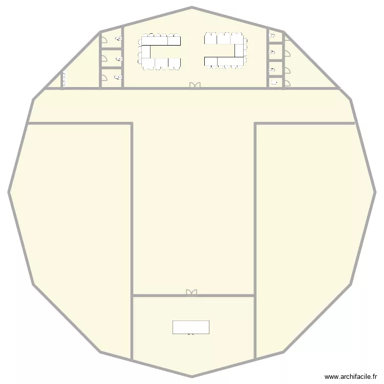 the screw. Plan de 10  et 1858 m²