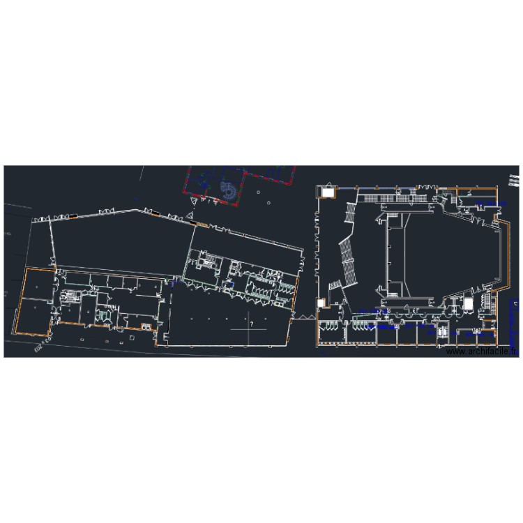 Centre de Congrès nu. Plan de 0 pièce et 0 m2