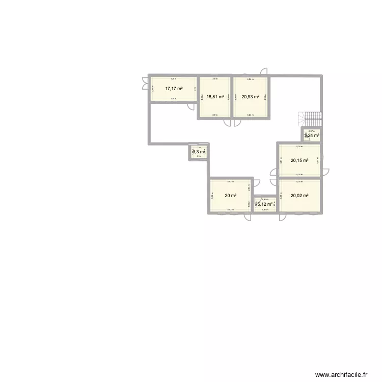 cab 1. Plan de 9 et 129 m² cab 1. Plan de 9 et 129 m²