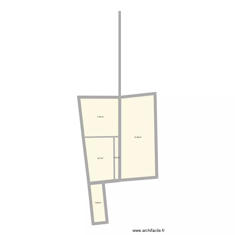 grosse_merde. Plan de 5  et 47 m²