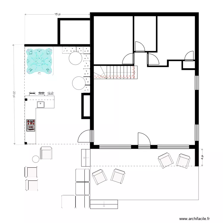 Marlene rdch3.1. Plan de 7  et 67 m²