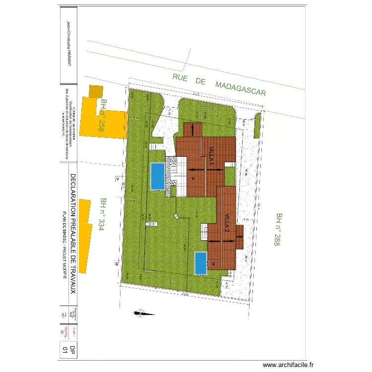 Plan de Masse Projet JC H. Plan de Plan de Masse Projet JC H. Plan de