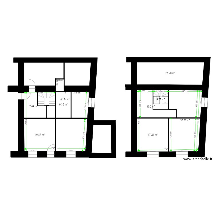 POULY. Plan de 0 pièce et 0 m2