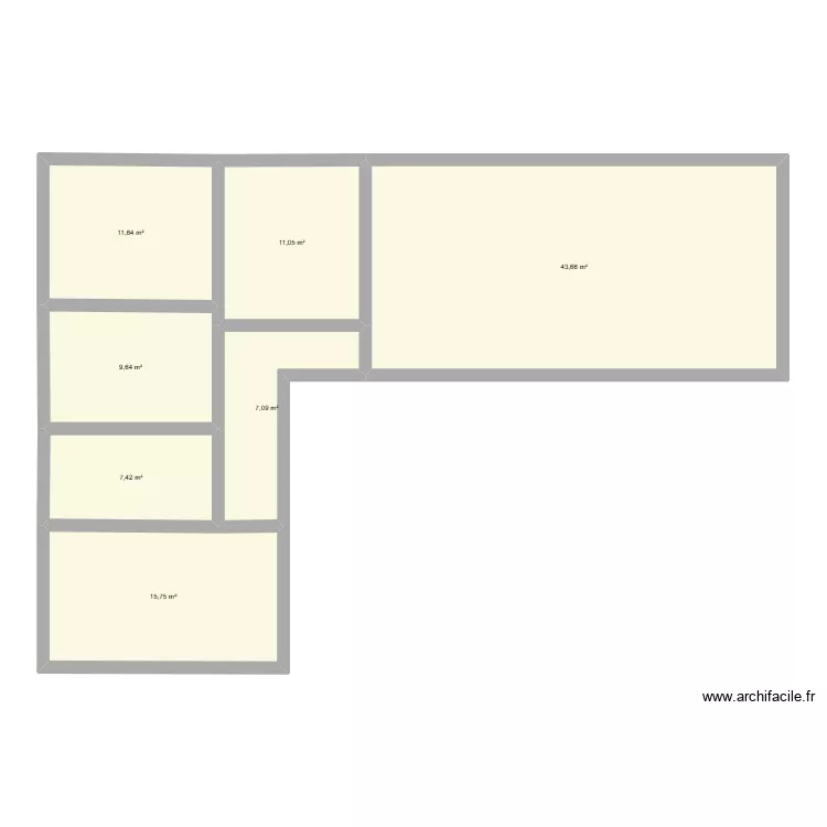 PAUL. Plan de 7 Pièces et 106 m² PAUL. Plan de 7 Pièces et 106 m²