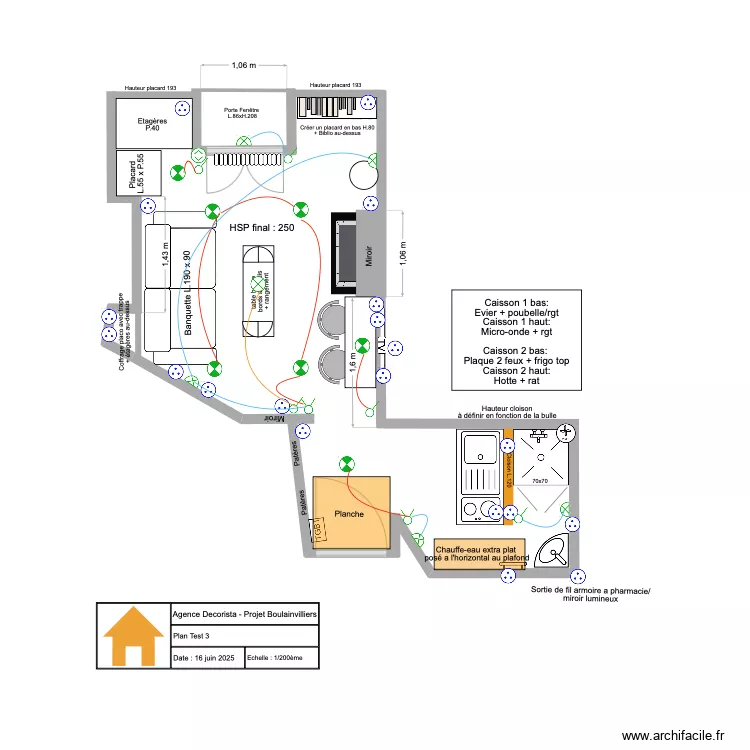 Plan 2D Boulainvilliers_Test3_PlanElect. Plan de Plan 2D Boulainvilliers_Test3_PlanElect. Plan de