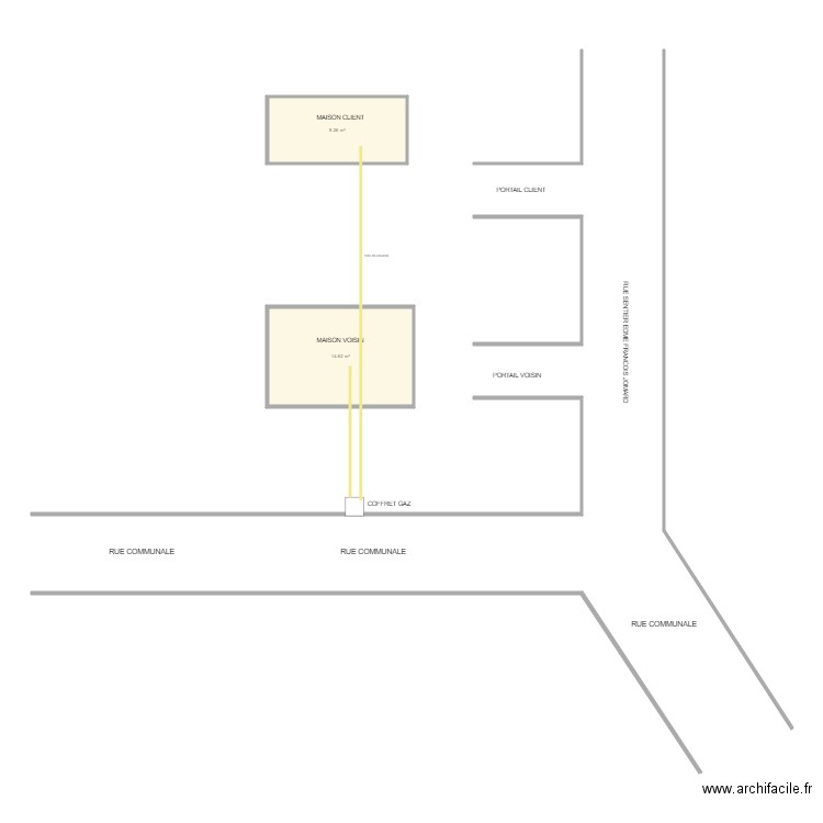 3635543 SCHNEIDER. Plan de 2 pièces et 24 m2