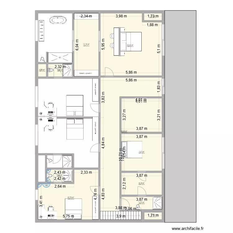 2e étage A. Plan de 2e étage A. Plan de