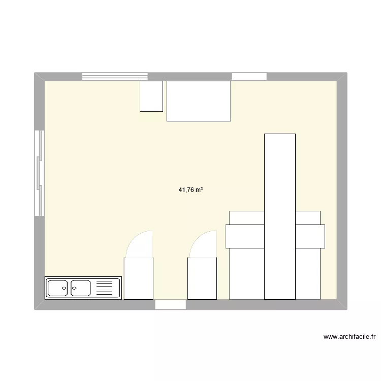 merville v1. Plan de 1 et 42 m² merville v1. Plan de 1 et 42 m²