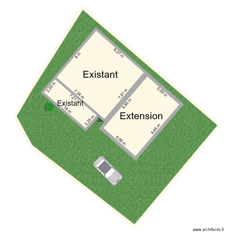 maison fouras 2. Plan de 3 pièces et 132 m2