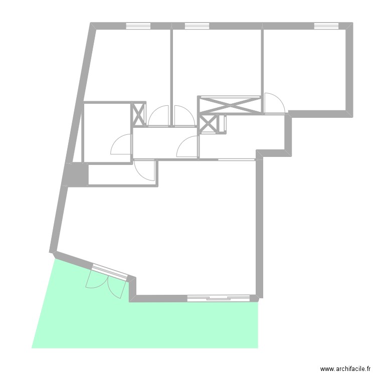 T4 FOISSAC. Plan de 20 pièces et 83 m2