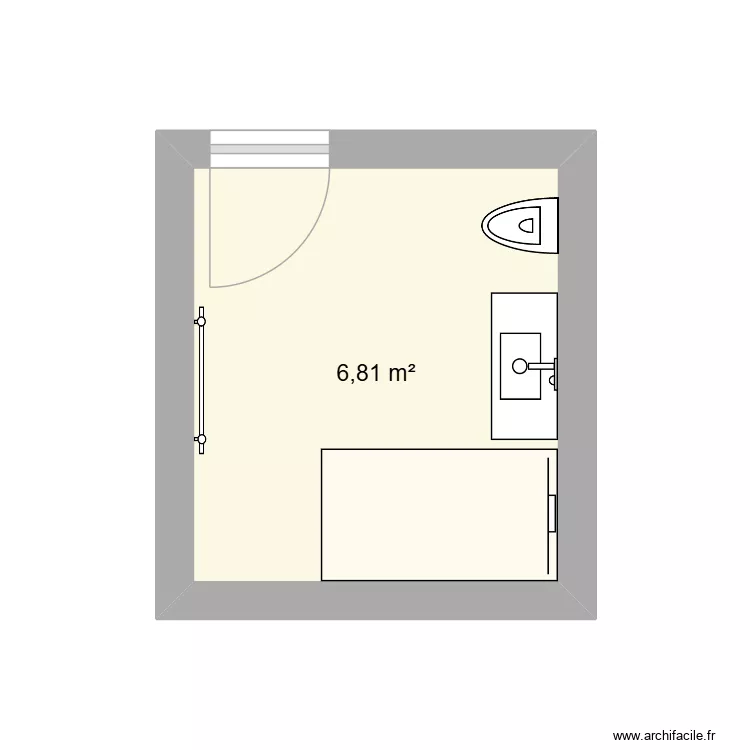 Jennifer Muller. Plan de 1 et 7 m² Jennifer Muller. Plan de 1 et 7 m²