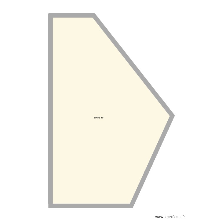 PlanAnnexe. Plan de 1 pièce et 70 m2