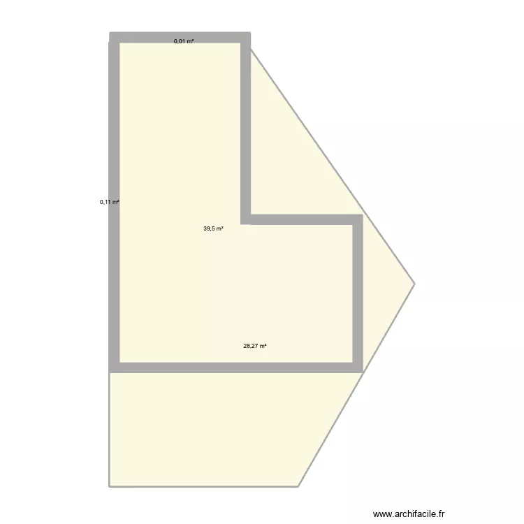 PlanAnnexe. Plan de 4  et 68 m²