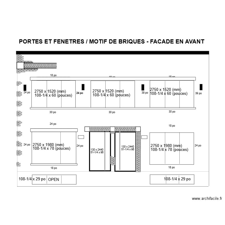 facades avant 1320 new. Plan de 0 pièce et 0 m2