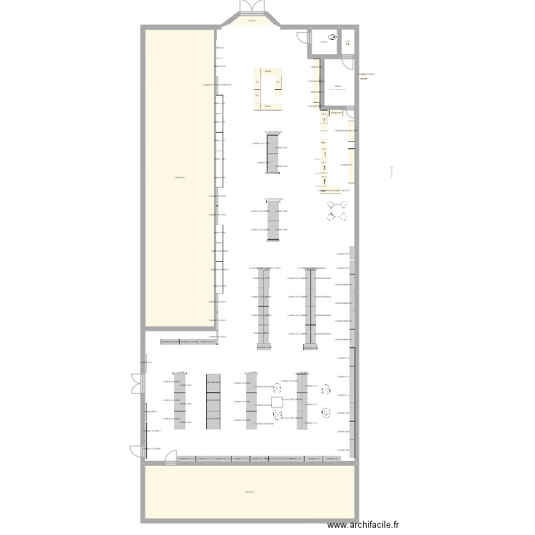 Plan BOULIAC. Plan de 4 pièces et 173 m2