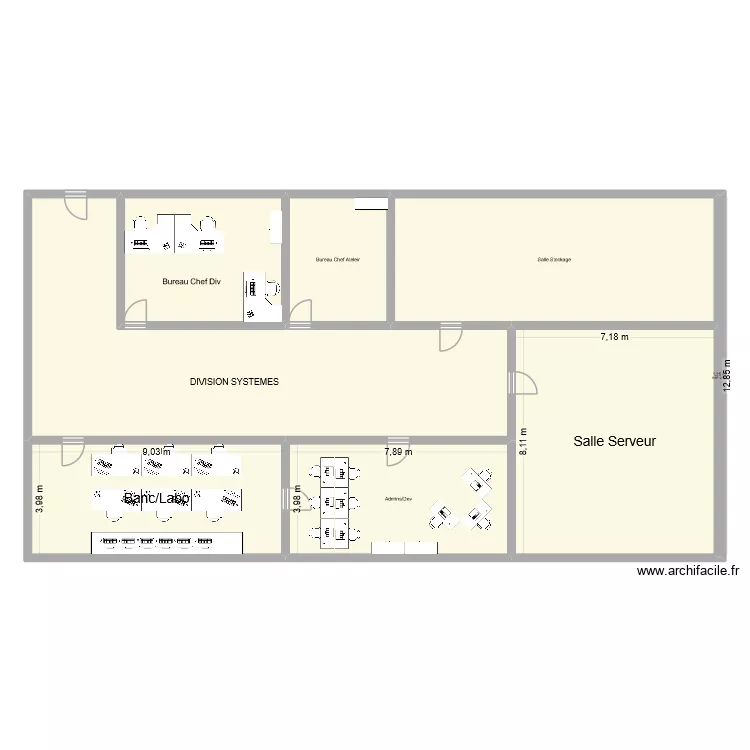 SYST. Plan de 8  et 301 m²